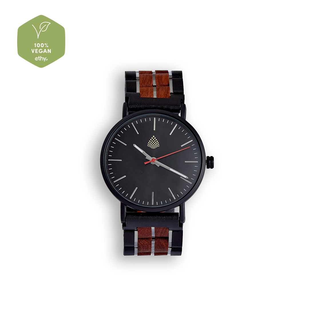 The Rowan | Upcycled Wooden Watch