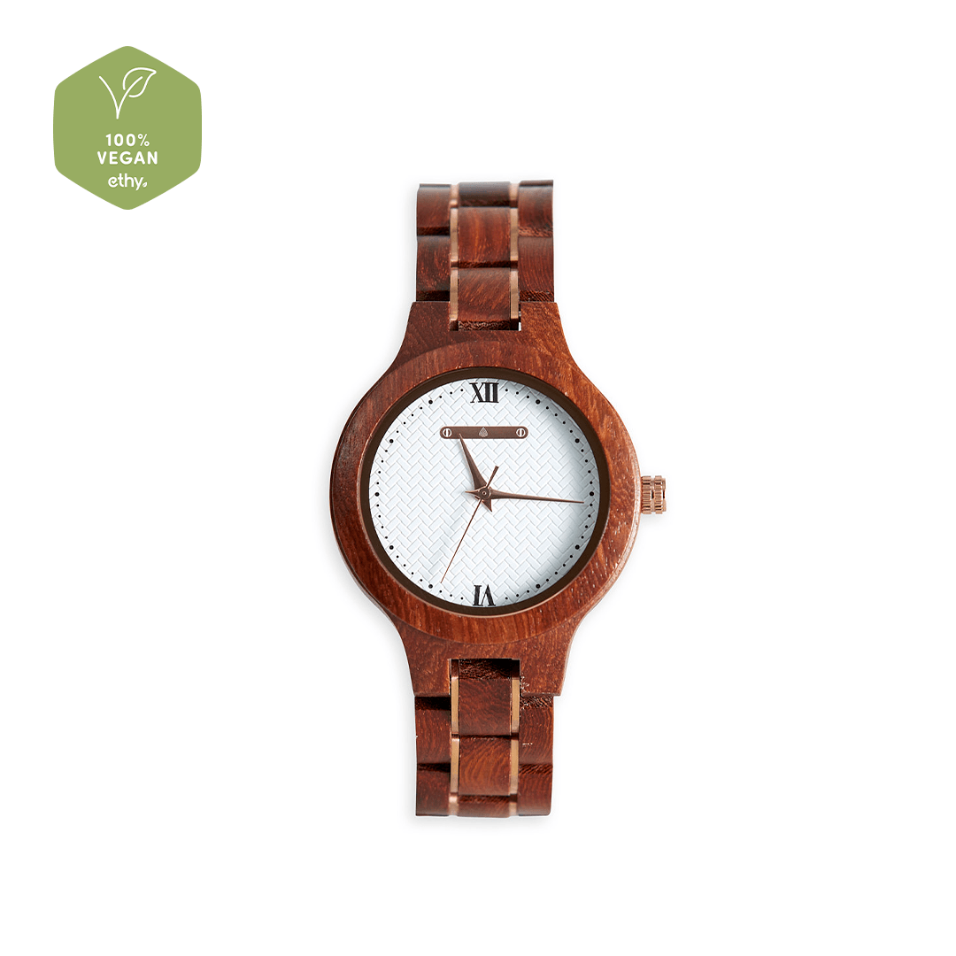 The Magnolia | Upcycled Wooden Watch