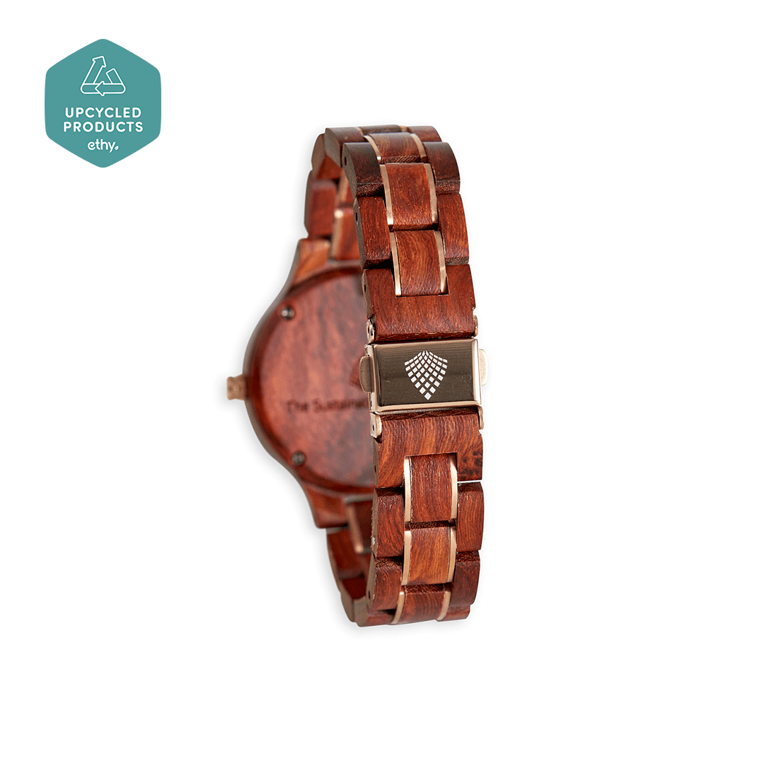 The Magnolia | Upcycled Wooden Watch