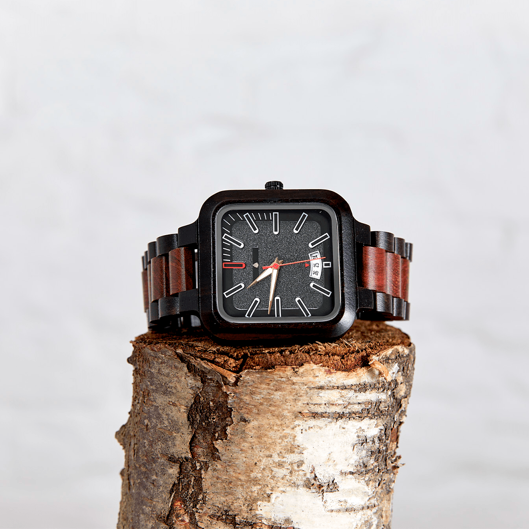 The Hickory | Upcycled Wooden Watch