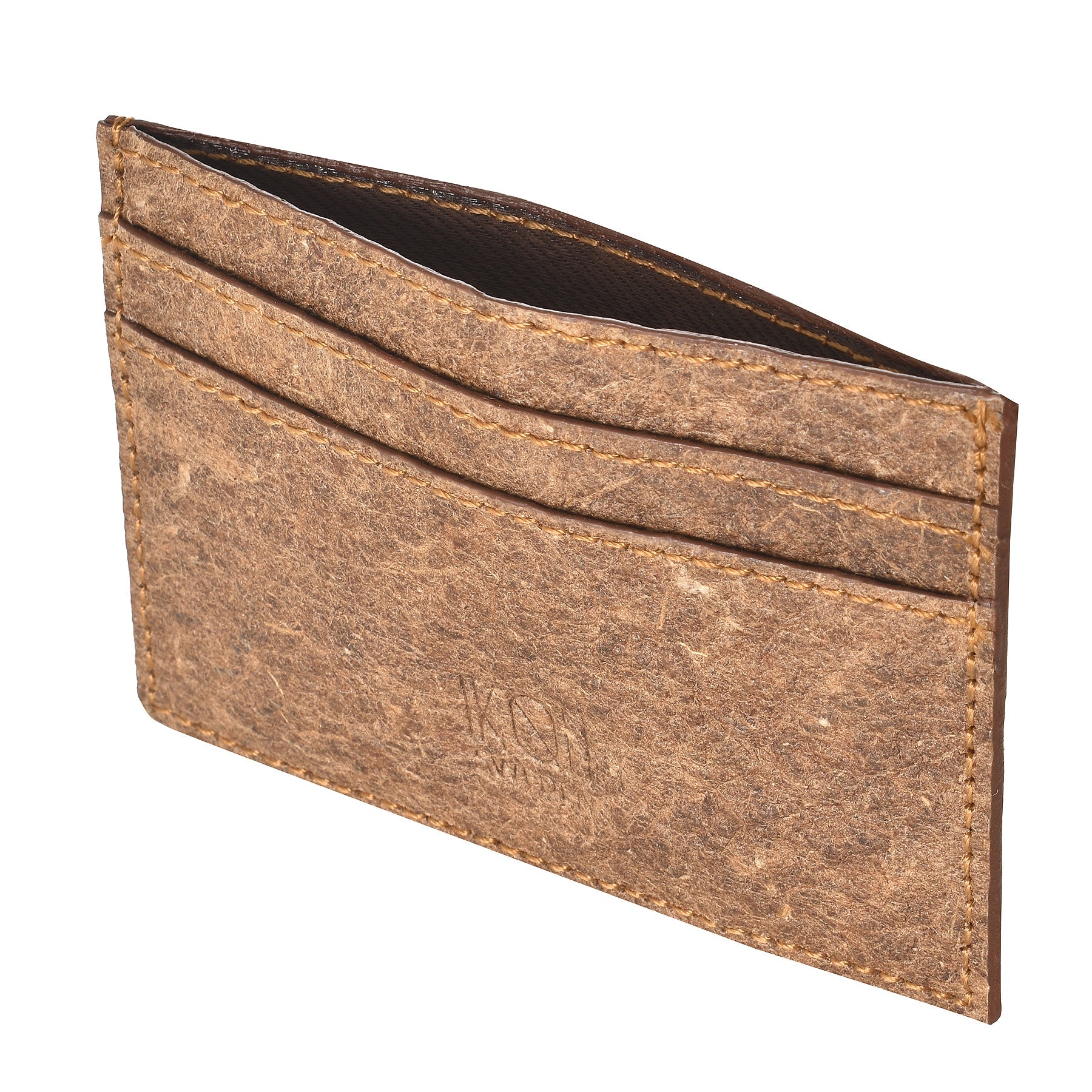 Coconut Leather Card Holder | Cutch Brown