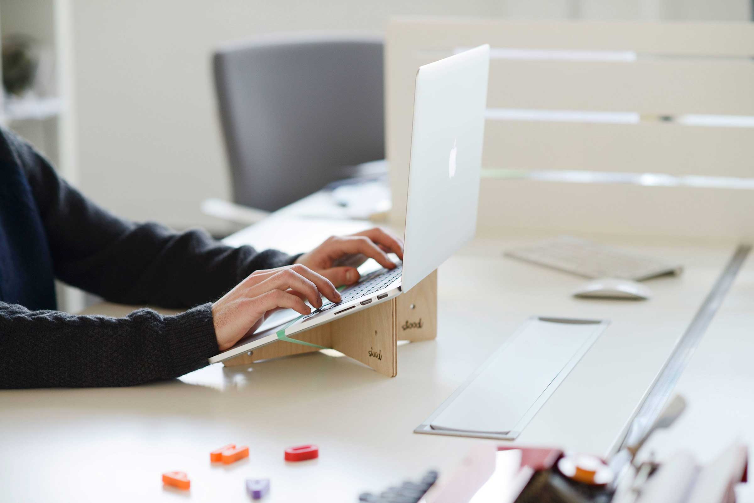 Eco-Friendly Wooden Laptop Stand